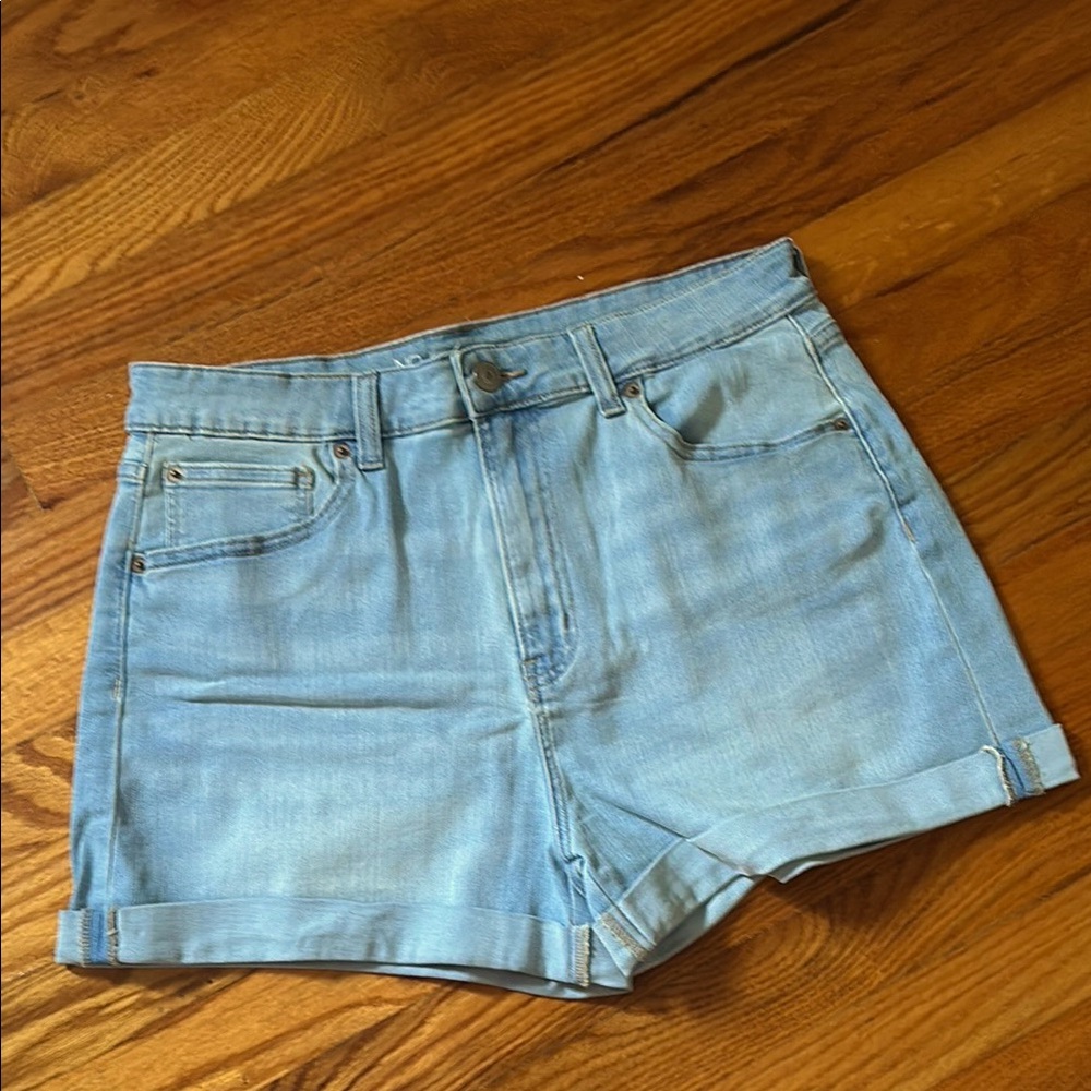 Light Wash Denim Women's Shorts